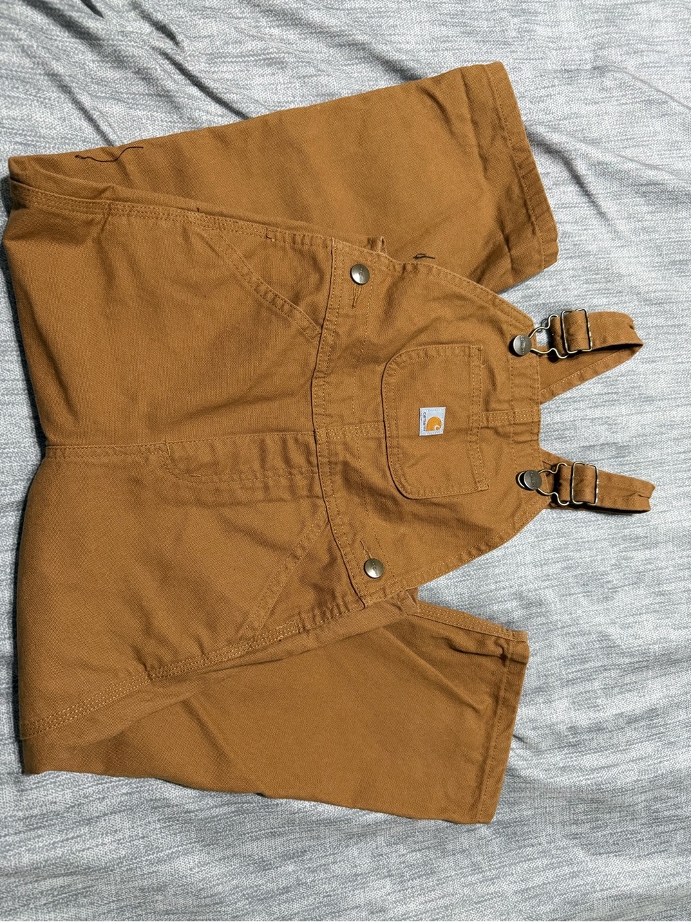 Carhartt Kids' Tan Brown Short Overalls
